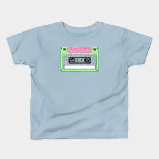 Cassette Tape Name Tag Kids T-Shirt